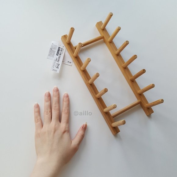 IKEA OSTBIT Organizer, bamboo - Picture 3 of 13